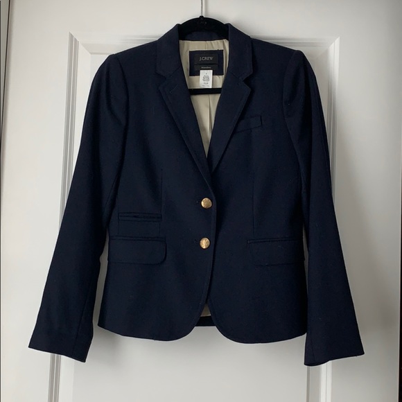 J. Crew Jackets & Blazers - J.crew Navy Schoolboy Blazer
